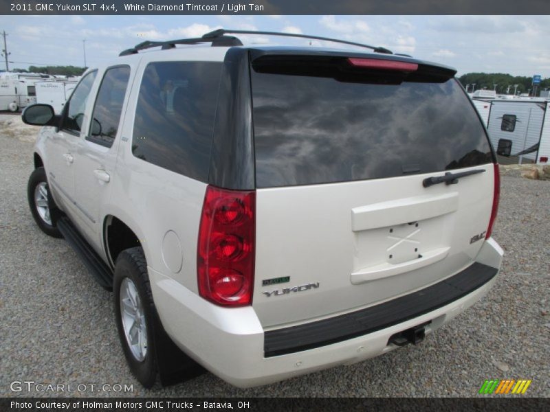 White Diamond Tintcoat / Light Tan 2011 GMC Yukon SLT 4x4