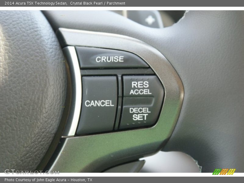 Crystal Black Pearl / Parchment 2014 Acura TSX Technology Sedan