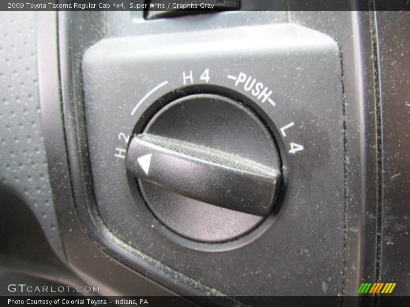 Super White / Graphite Gray 2009 Toyota Tacoma Regular Cab 4x4