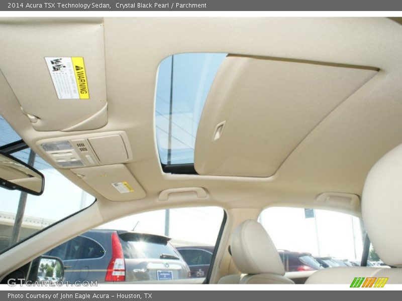 Crystal Black Pearl / Parchment 2014 Acura TSX Technology Sedan