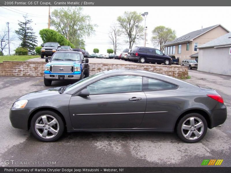 Granite Metallic / Ebony 2006 Pontiac G6 GT Coupe