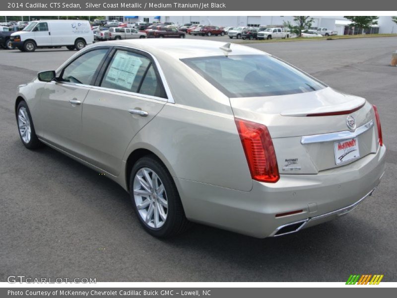 Silver Coast Metallic / Medium Titanium/Jet Black 2014 Cadillac CTS Sedan