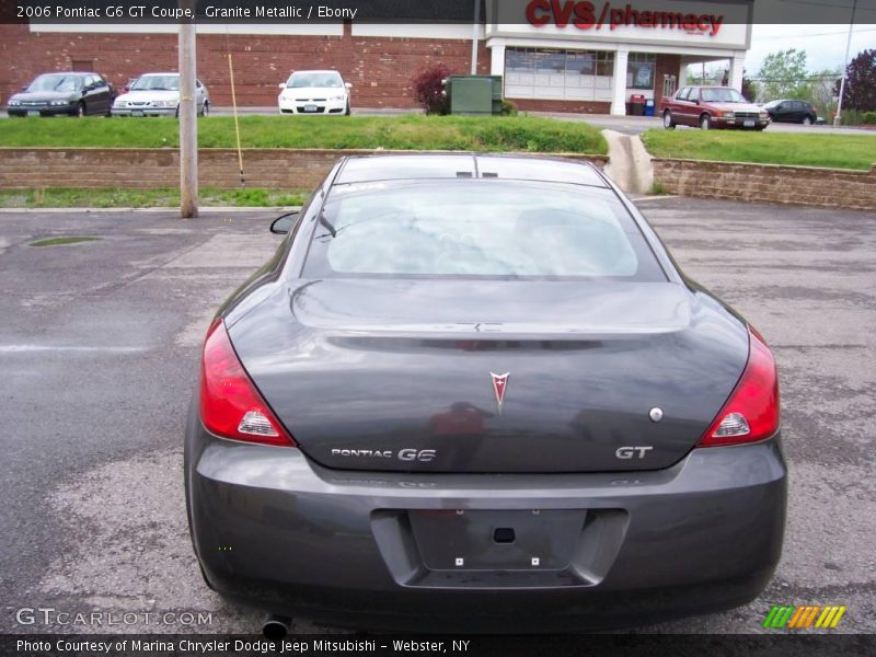 Granite Metallic / Ebony 2006 Pontiac G6 GT Coupe