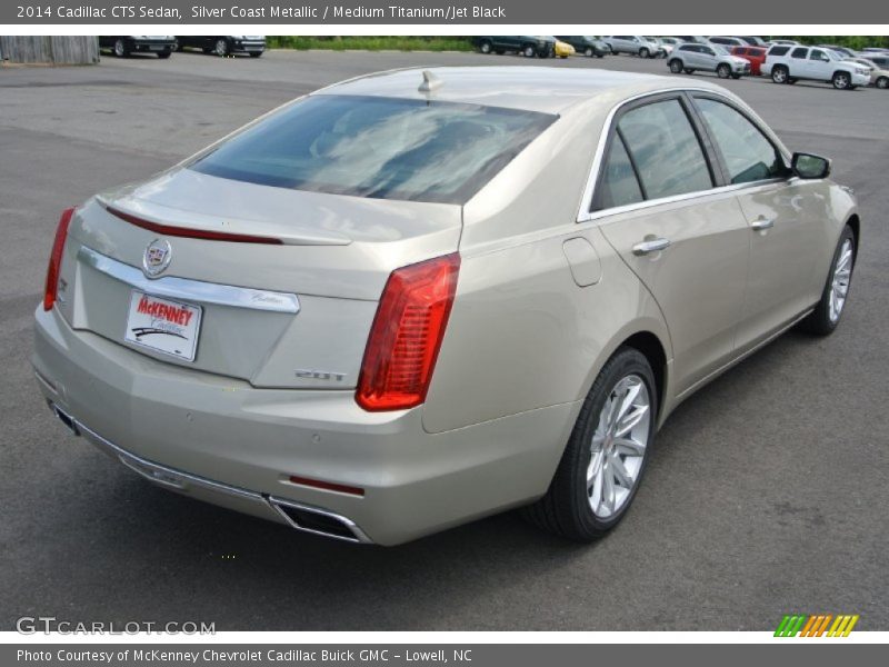 Silver Coast Metallic / Medium Titanium/Jet Black 2014 Cadillac CTS Sedan