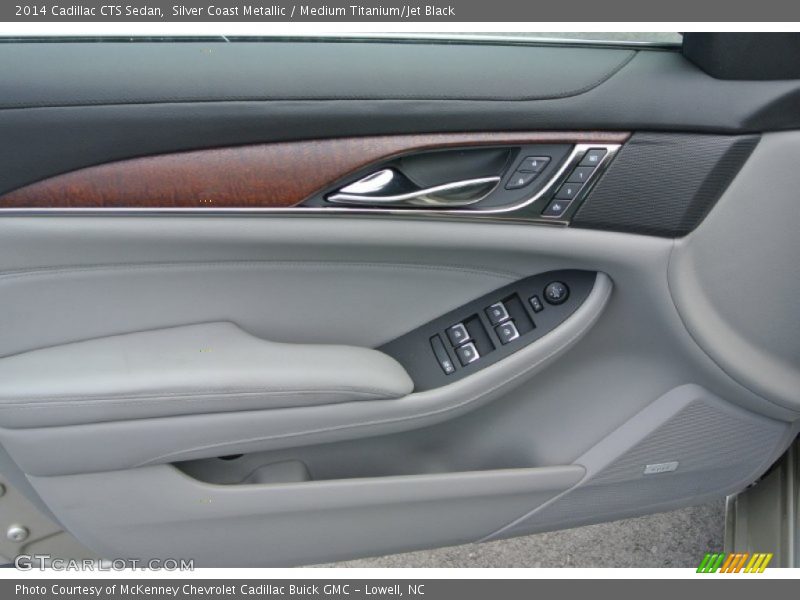Silver Coast Metallic / Medium Titanium/Jet Black 2014 Cadillac CTS Sedan