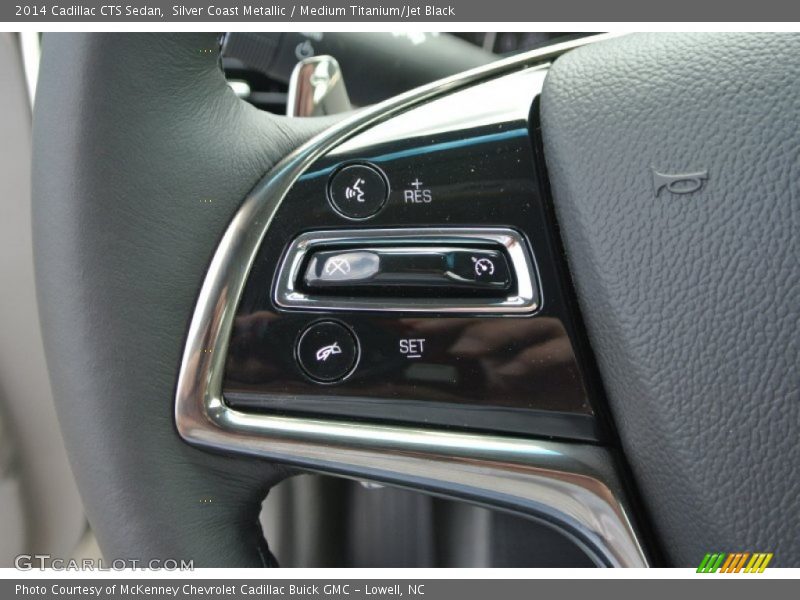 Silver Coast Metallic / Medium Titanium/Jet Black 2014 Cadillac CTS Sedan