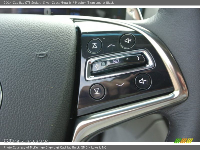 Silver Coast Metallic / Medium Titanium/Jet Black 2014 Cadillac CTS Sedan