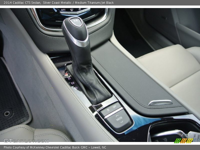 Silver Coast Metallic / Medium Titanium/Jet Black 2014 Cadillac CTS Sedan