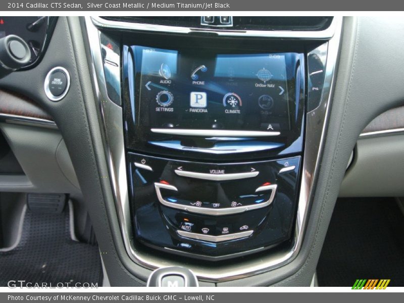 Silver Coast Metallic / Medium Titanium/Jet Black 2014 Cadillac CTS Sedan