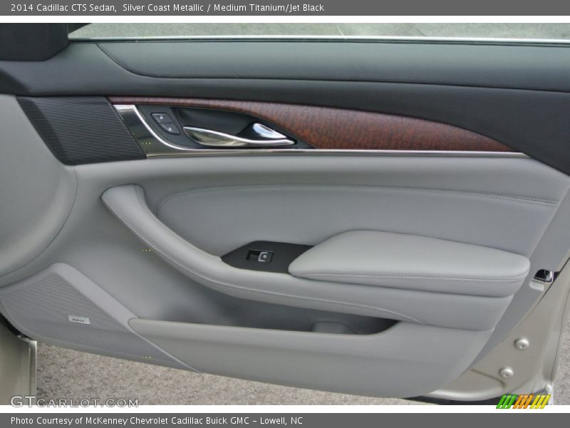 Silver Coast Metallic / Medium Titanium/Jet Black 2014 Cadillac CTS Sedan