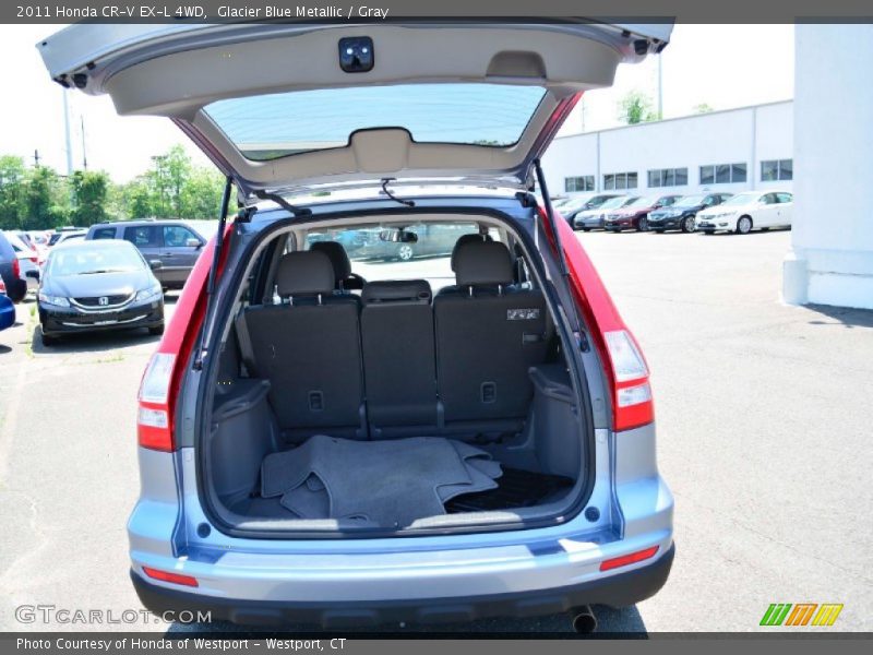 Glacier Blue Metallic / Gray 2011 Honda CR-V EX-L 4WD
