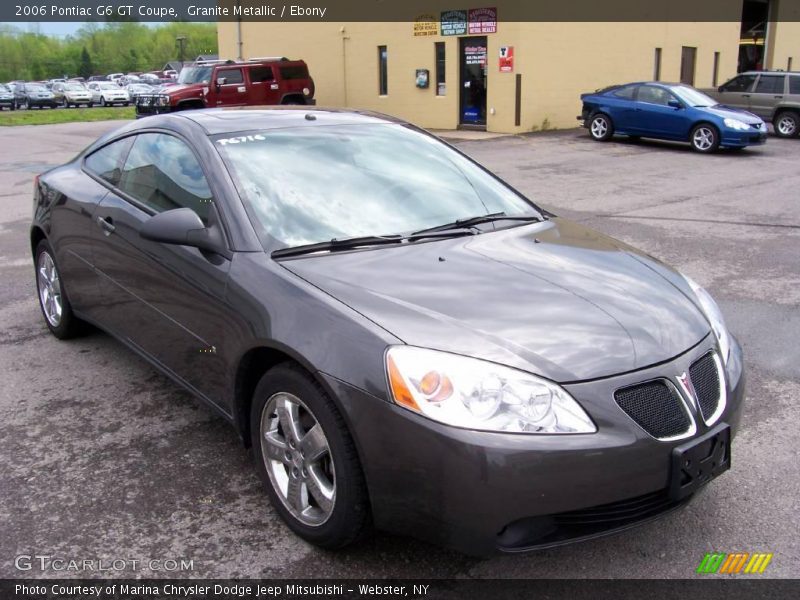 Granite Metallic / Ebony 2006 Pontiac G6 GT Coupe