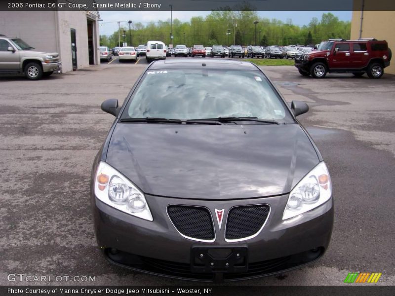 Granite Metallic / Ebony 2006 Pontiac G6 GT Coupe