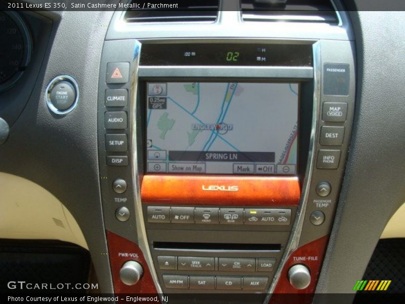 Satin Cashmere Metallic / Parchment 2011 Lexus ES 350