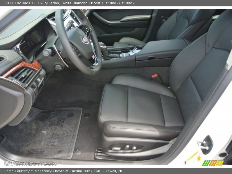 White Diamond Tricoat / Jet Black/Jet Black 2014 Cadillac CTS Luxury Sedan
