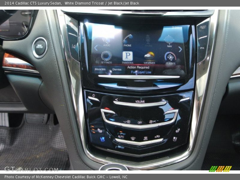 White Diamond Tricoat / Jet Black/Jet Black 2014 Cadillac CTS Luxury Sedan