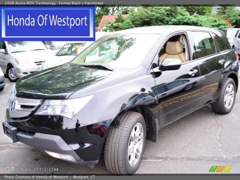 Formal Black / Parchment 2008 Acura MDX Technology