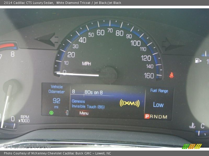 White Diamond Tricoat / Jet Black/Jet Black 2014 Cadillac CTS Luxury Sedan