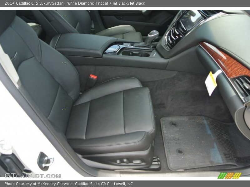 White Diamond Tricoat / Jet Black/Jet Black 2014 Cadillac CTS Luxury Sedan