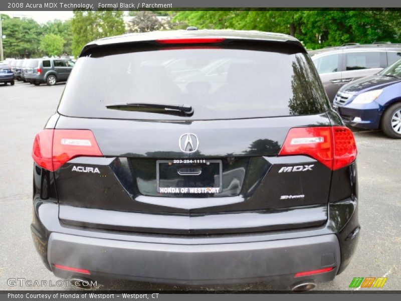 Formal Black / Parchment 2008 Acura MDX Technology