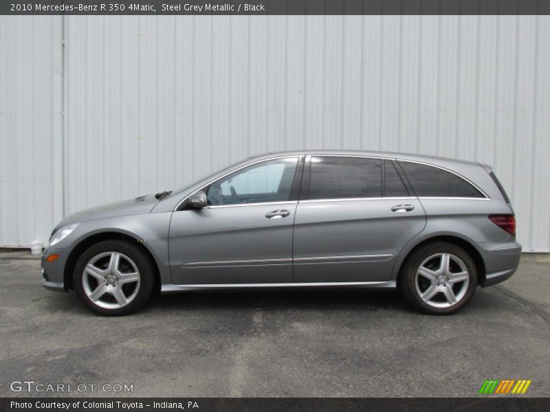 Steel Grey Metallic / Black 2010 Mercedes-Benz R 350 4Matic