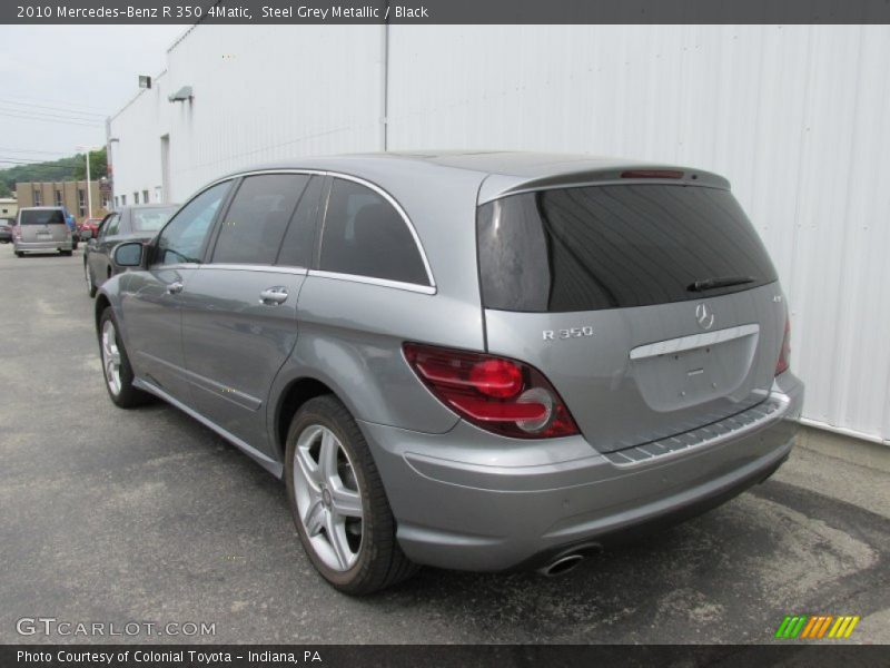 Steel Grey Metallic / Black 2010 Mercedes-Benz R 350 4Matic