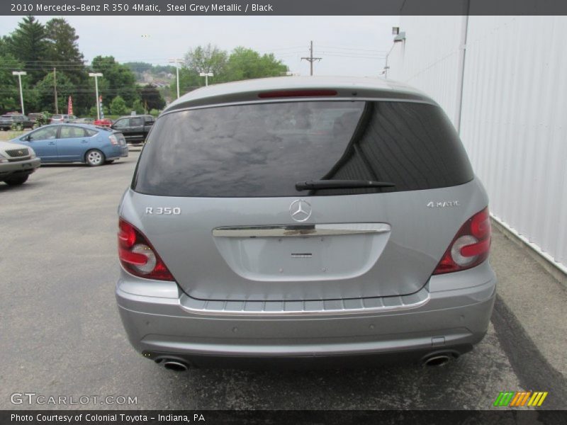 Steel Grey Metallic / Black 2010 Mercedes-Benz R 350 4Matic