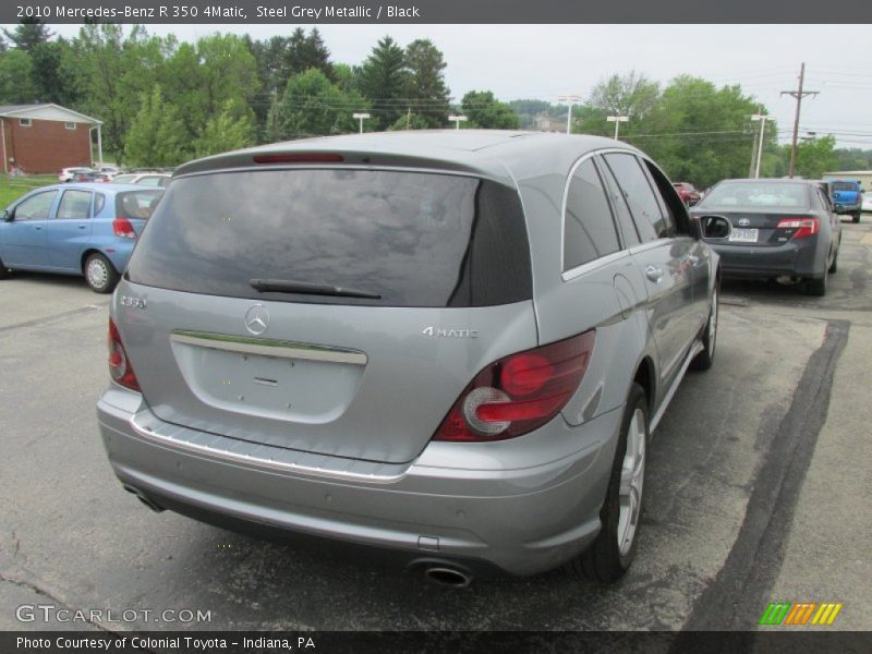 Steel Grey Metallic / Black 2010 Mercedes-Benz R 350 4Matic