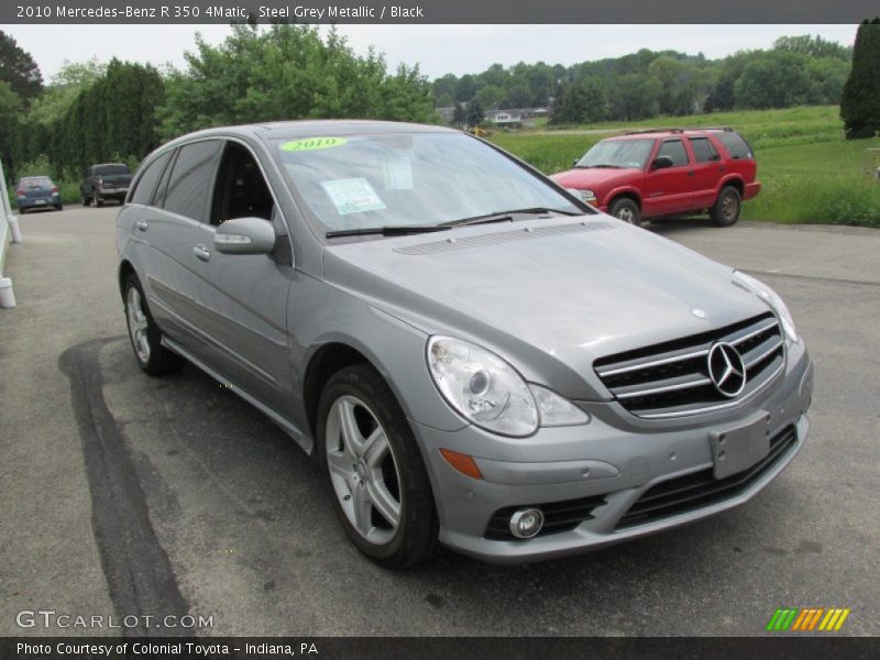 Steel Grey Metallic / Black 2010 Mercedes-Benz R 350 4Matic