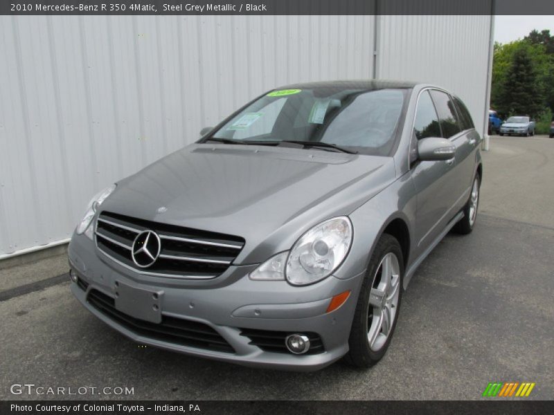 Steel Grey Metallic / Black 2010 Mercedes-Benz R 350 4Matic