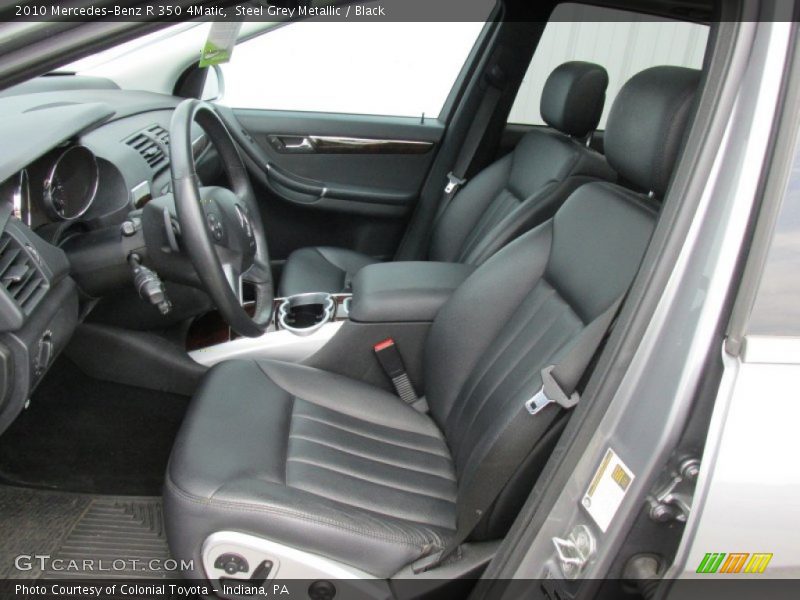 Steel Grey Metallic / Black 2010 Mercedes-Benz R 350 4Matic