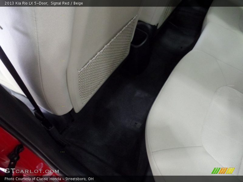 Signal Red / Beige 2013 Kia Rio LX 5-Door