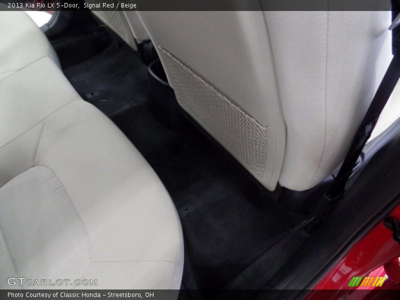 Signal Red / Beige 2013 Kia Rio LX 5-Door