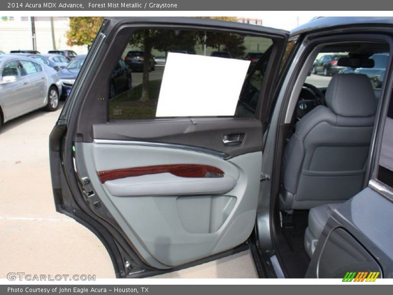 Forest Mist Metallic / Graystone 2014 Acura MDX Advance