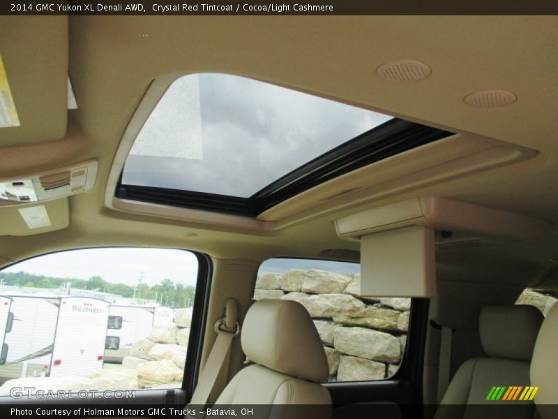 Crystal Red Tintcoat / Cocoa/Light Cashmere 2014 GMC Yukon XL Denali AWD