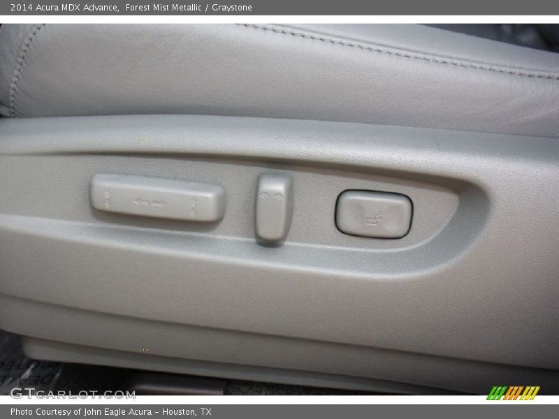 Forest Mist Metallic / Graystone 2014 Acura MDX Advance