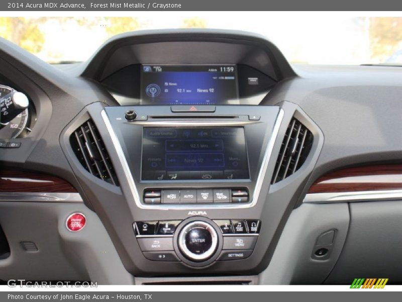 Forest Mist Metallic / Graystone 2014 Acura MDX Advance