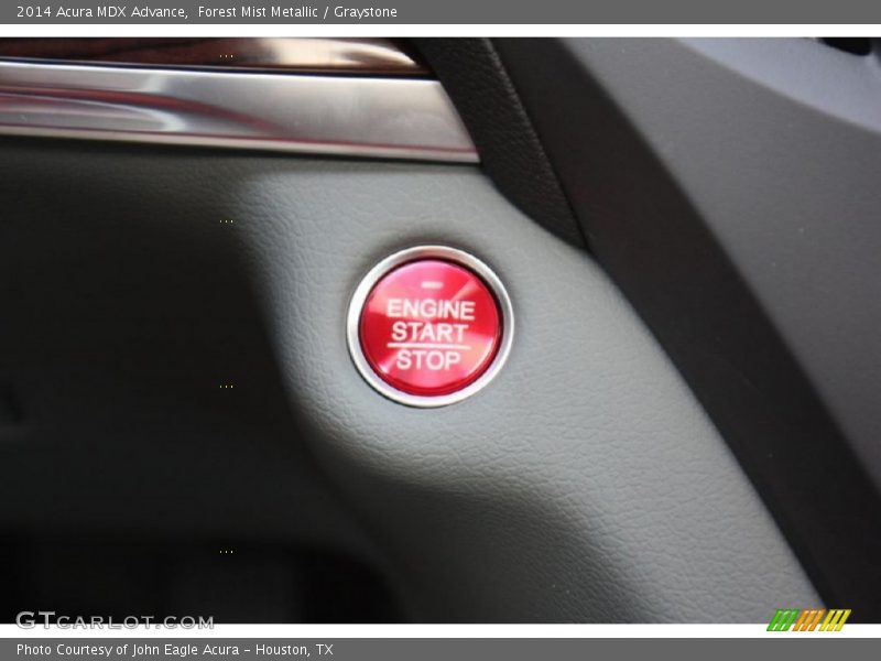 Forest Mist Metallic / Graystone 2014 Acura MDX Advance