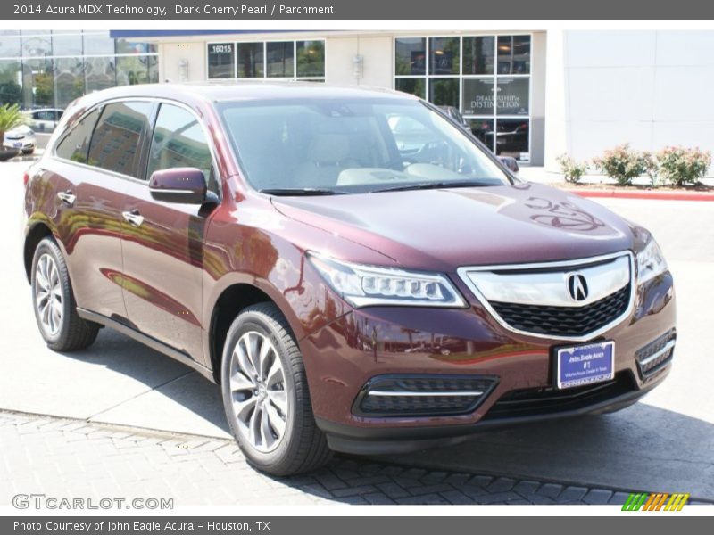 Dark Cherry Pearl / Parchment 2014 Acura MDX Technology