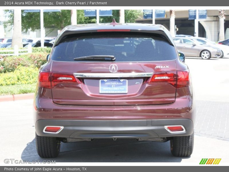 Dark Cherry Pearl / Parchment 2014 Acura MDX Technology