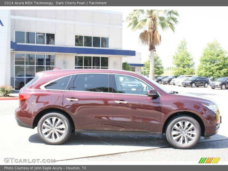 Dark Cherry Pearl / Parchment 2014 Acura MDX Technology