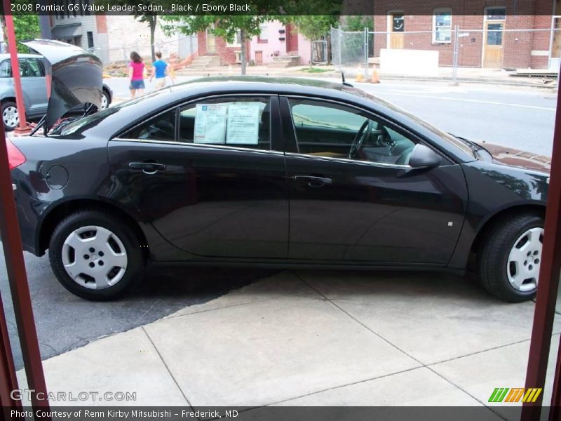 Black / Ebony Black 2008 Pontiac G6 Value Leader Sedan