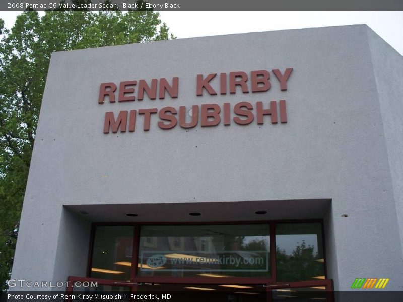 Black / Ebony Black 2008 Pontiac G6 Value Leader Sedan