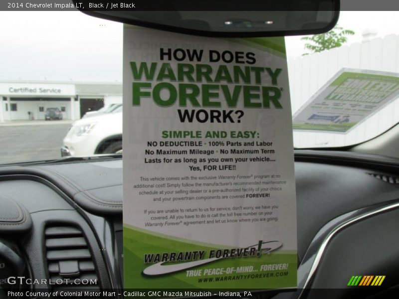Black / Jet Black 2014 Chevrolet Impala LT