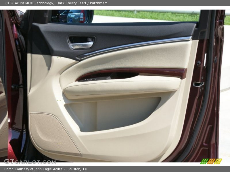 Dark Cherry Pearl / Parchment 2014 Acura MDX Technology