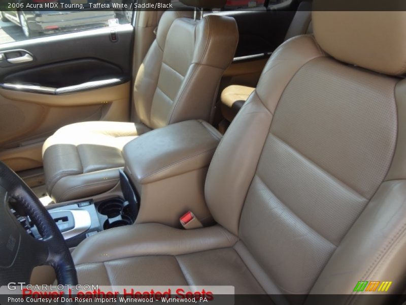 Taffeta White / Saddle/Black 2006 Acura MDX Touring