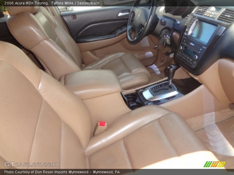 Taffeta White / Saddle/Black 2006 Acura MDX Touring