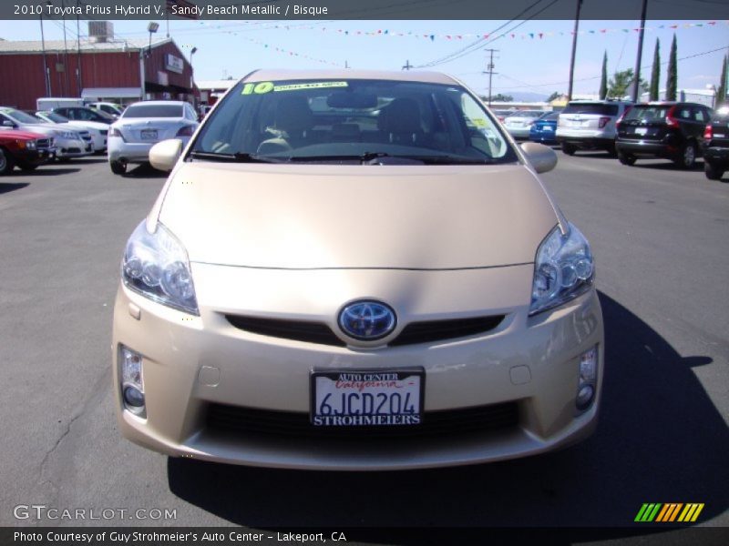 Sandy Beach Metallic / Bisque 2010 Toyota Prius Hybrid V