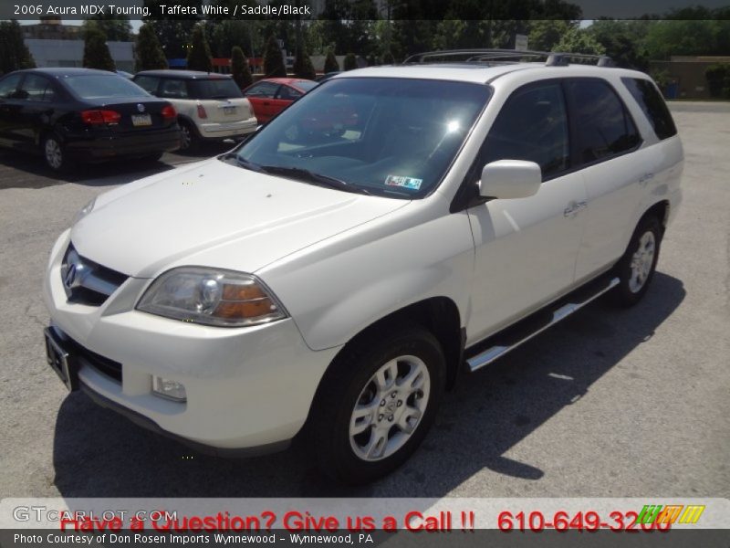 Taffeta White / Saddle/Black 2006 Acura MDX Touring