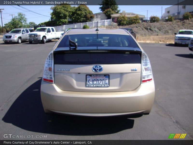 Sandy Beach Metallic / Bisque 2010 Toyota Prius Hybrid V